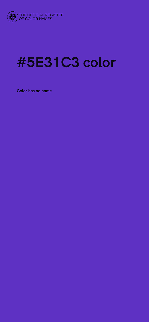 #5E31C3 color image