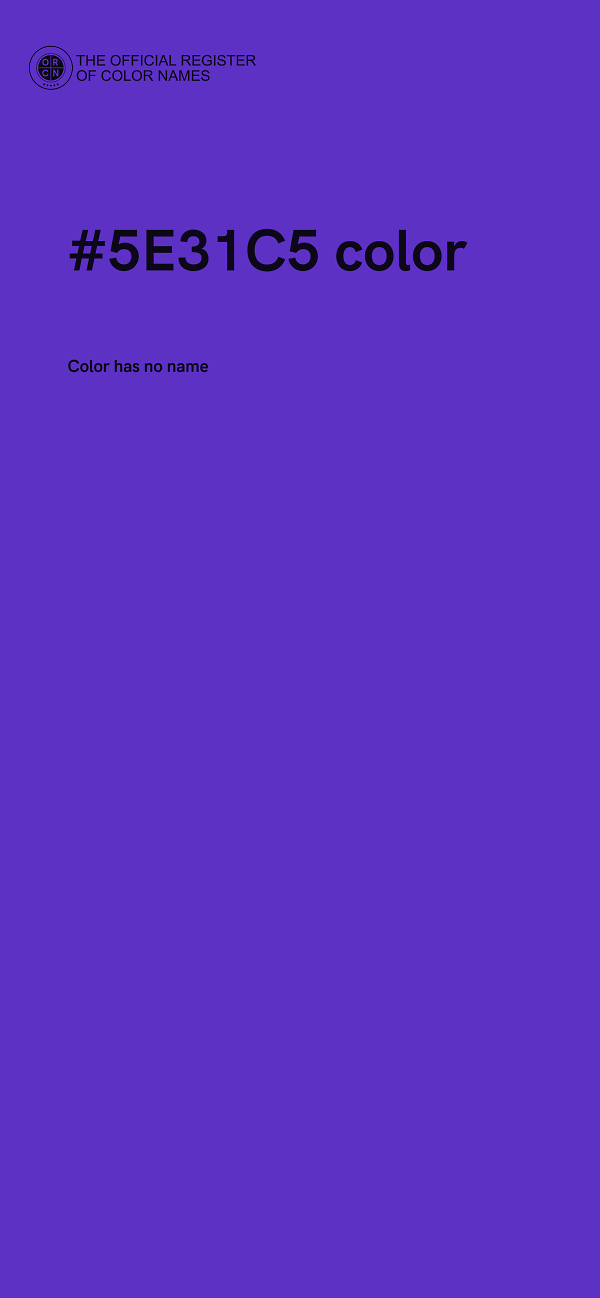 #5E31C5 color image
