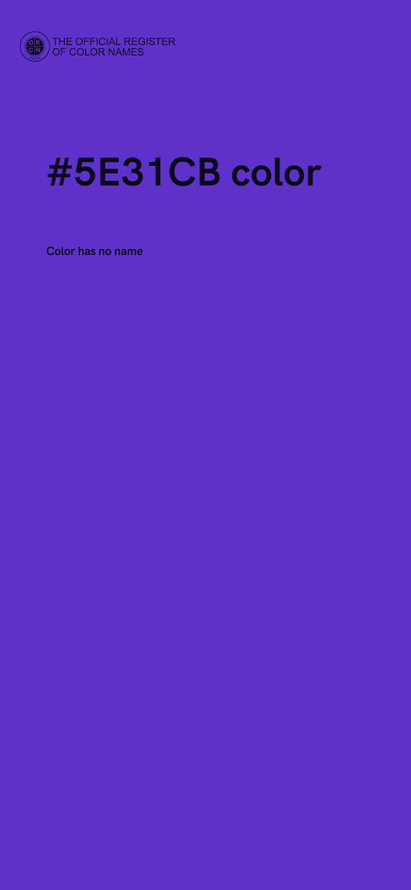 #5E31CB color image