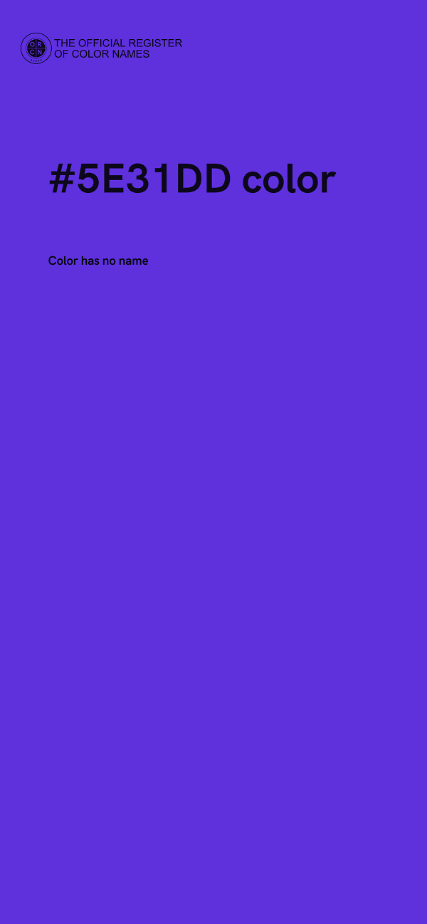 #5E31DD color image