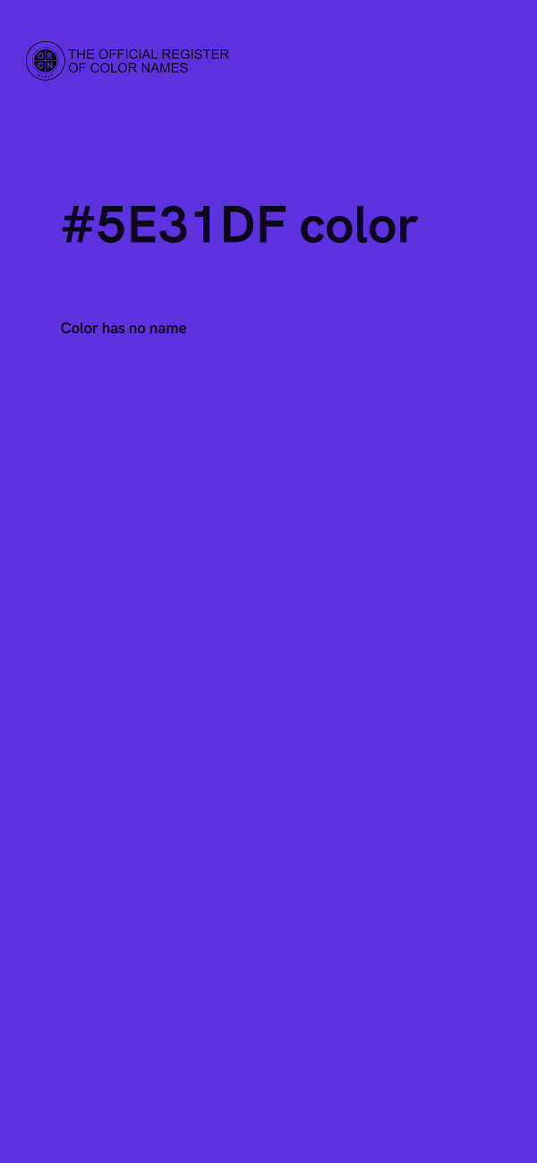 #5E31DF color image
