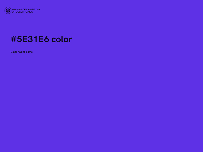 #5E31E6 color image