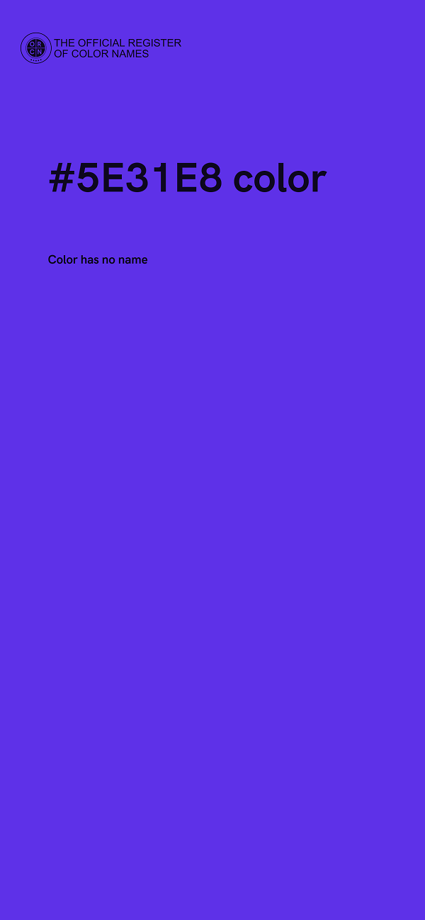 #5E31E8 color image