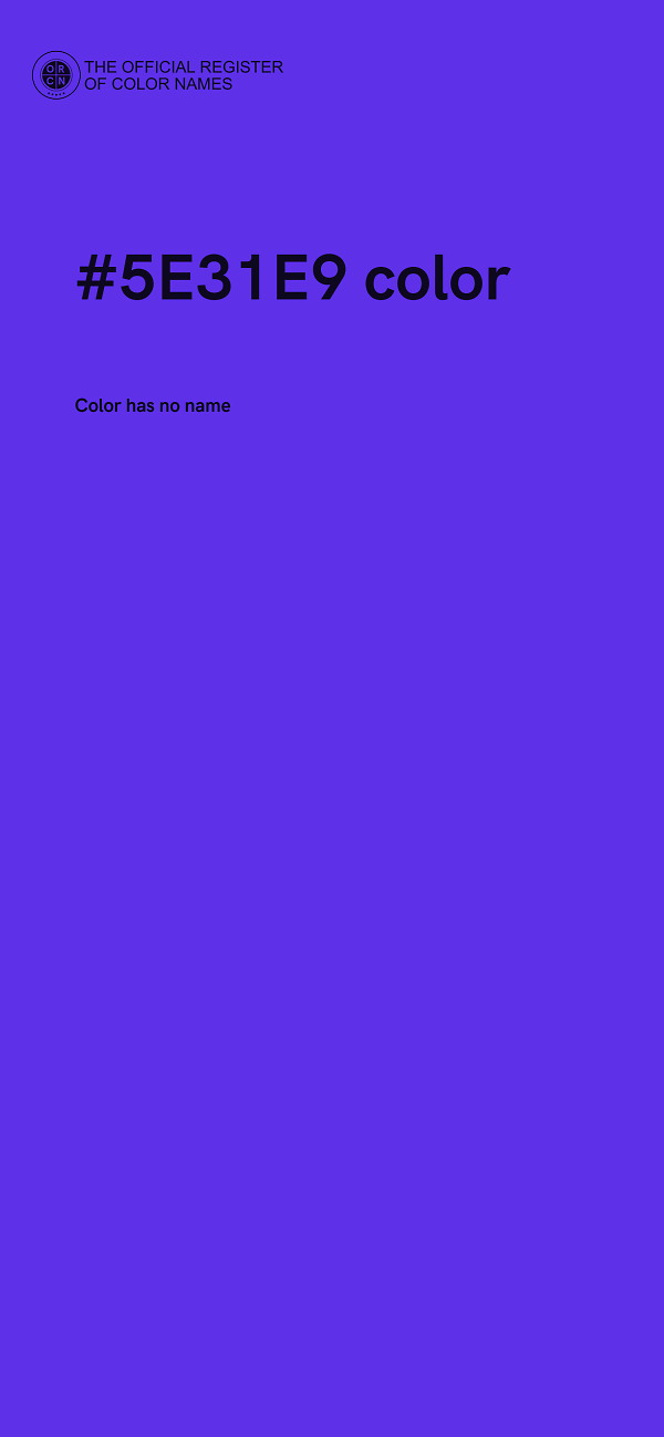 #5E31E9 color image
