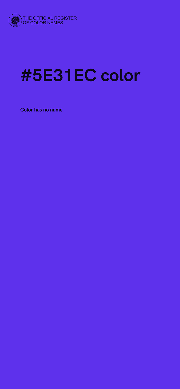 #5E31EC color image