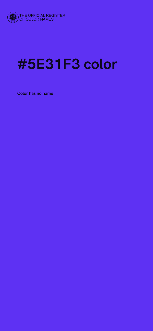 #5E31F3 color image