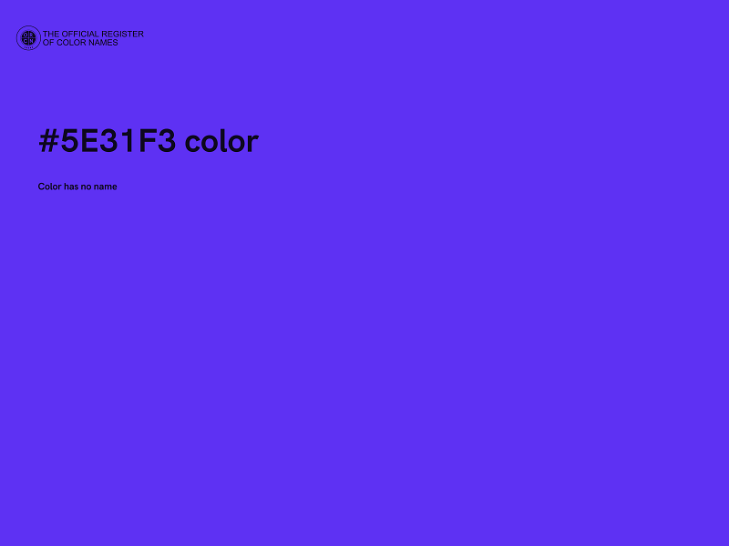 #5E31F3 color image