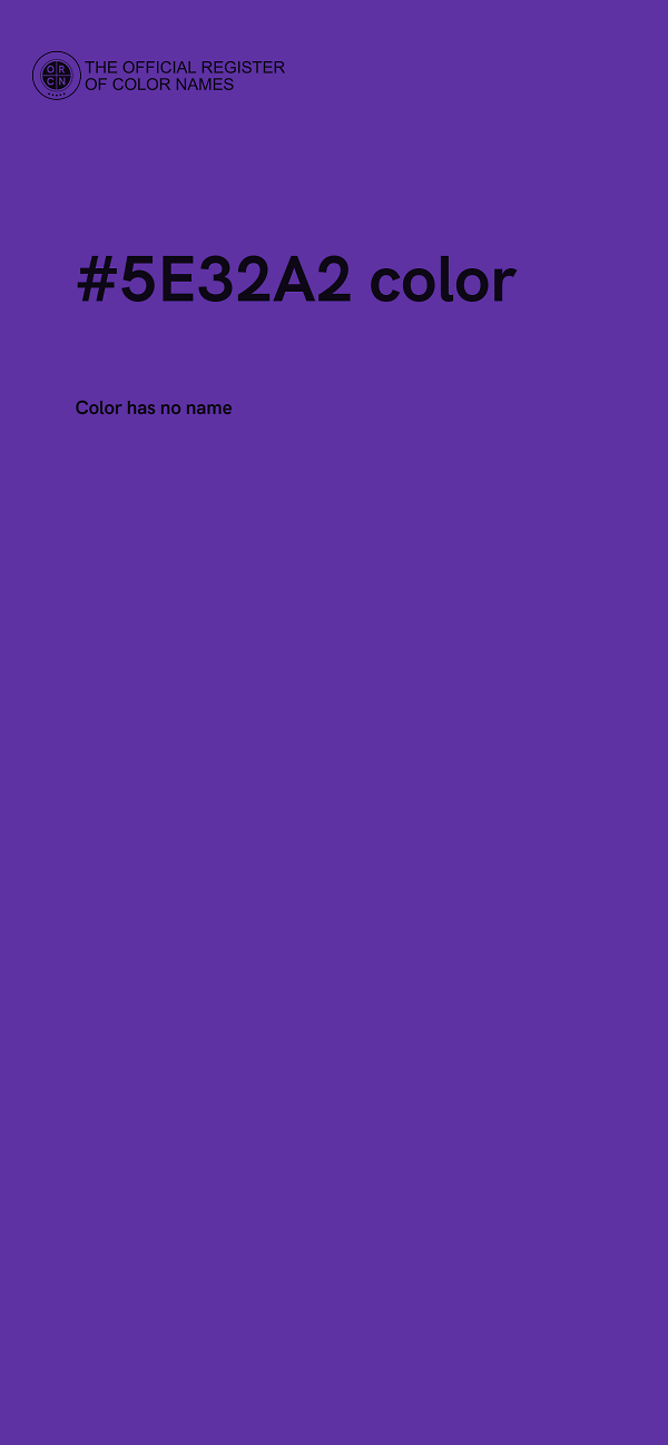 #5E32A2 color image