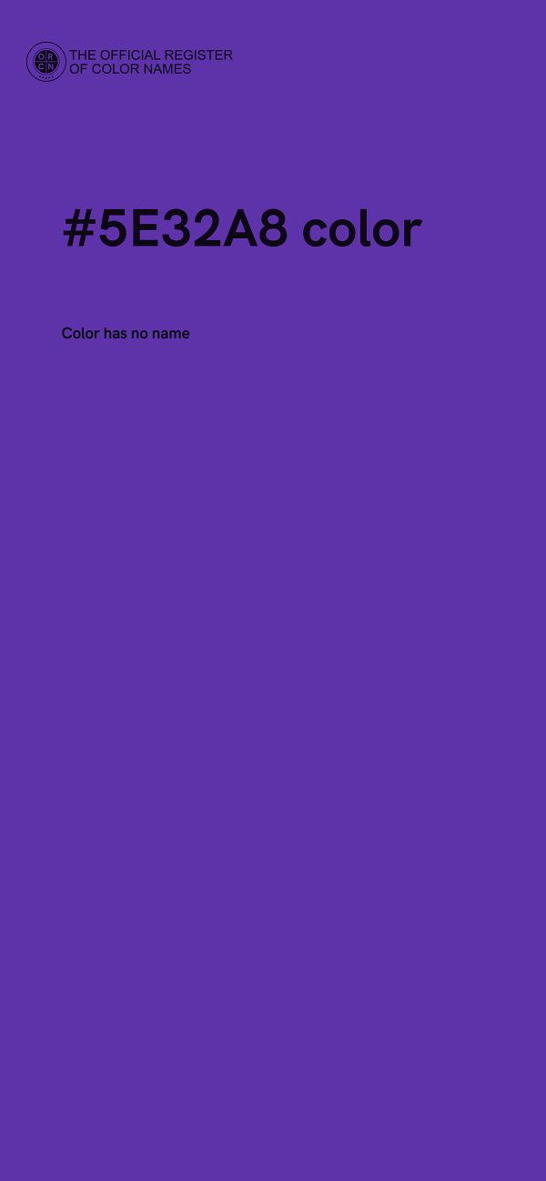 #5E32A8 color image