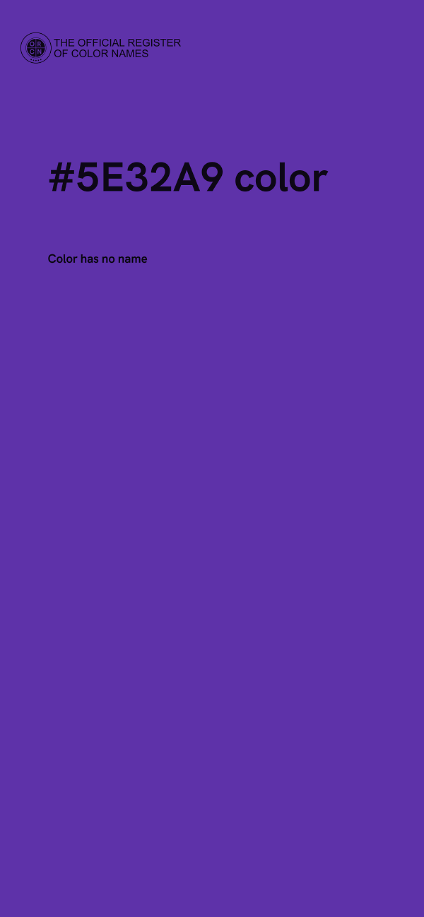 #5E32A9 color image
