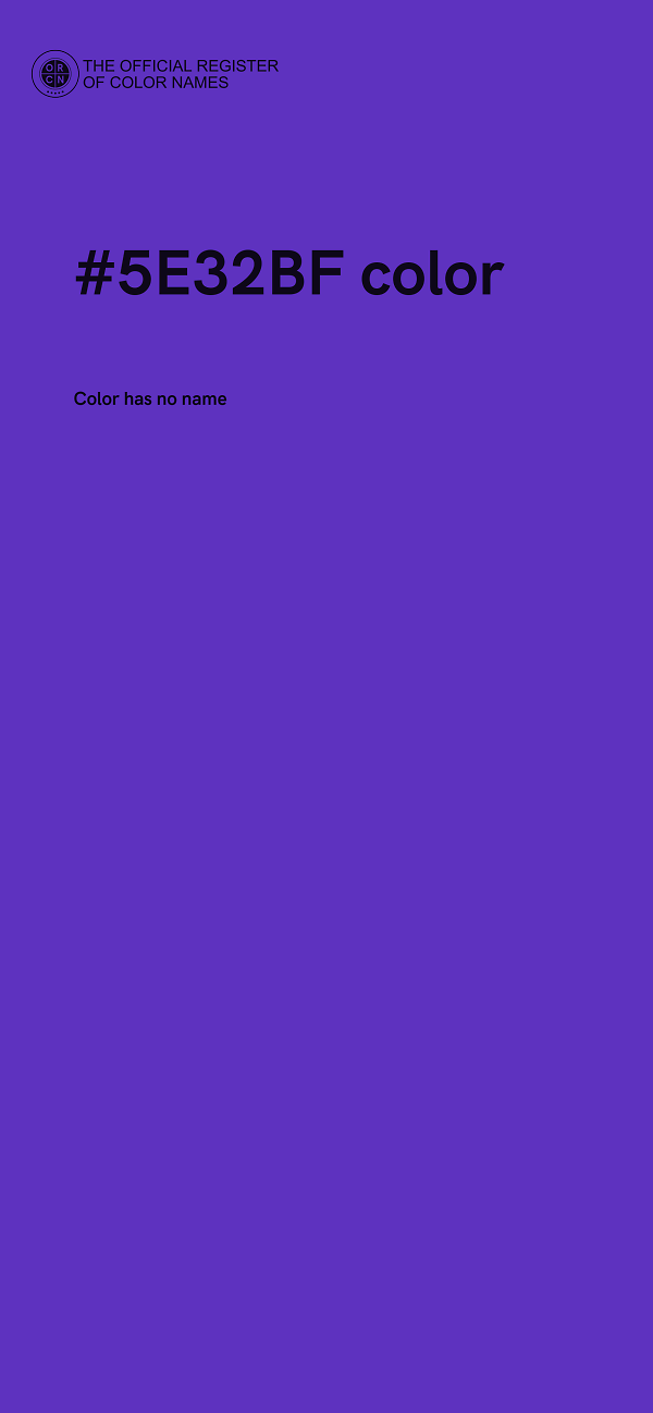 #5E32BF color image