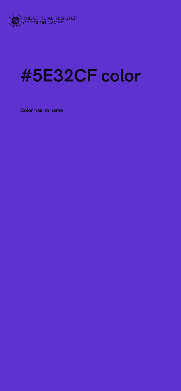#5E32CF color image
