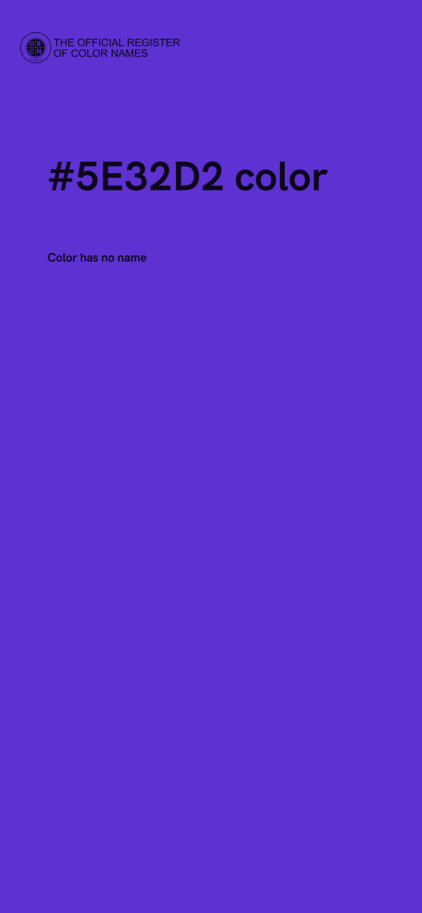 #5E32D2 color image