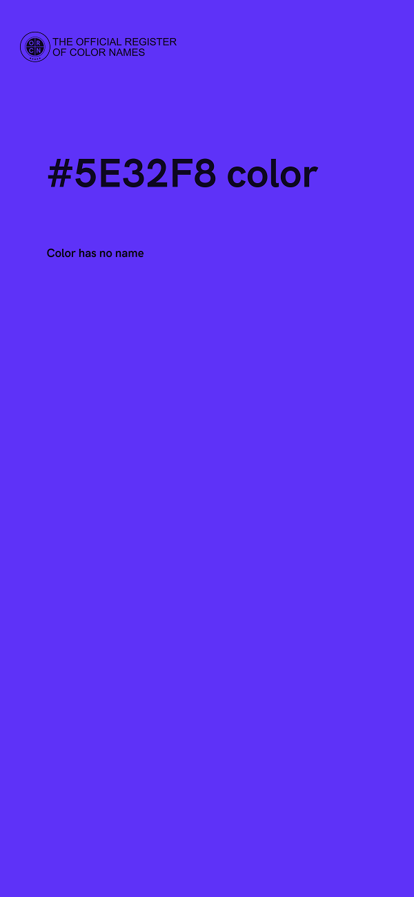 #5E32F8 color image