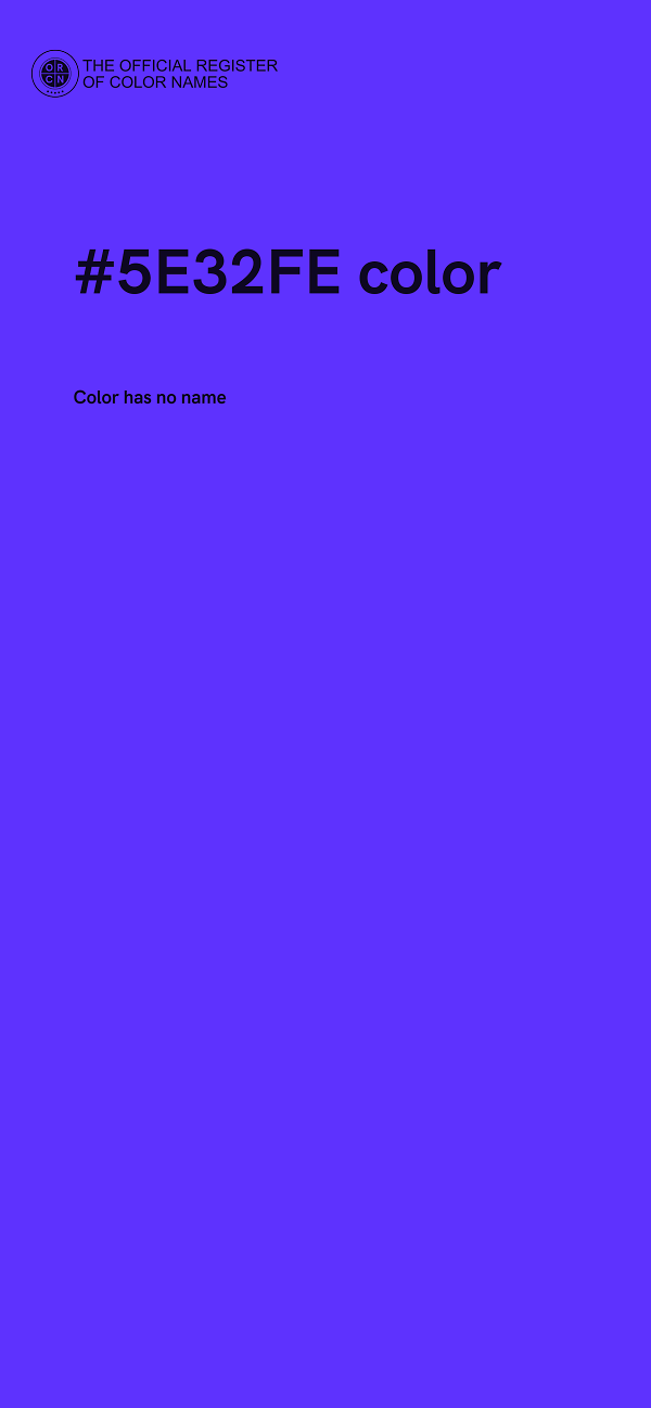 #5E32FE color image