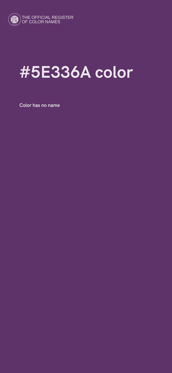 #5E336A color image