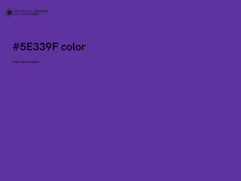 #5E339F color image