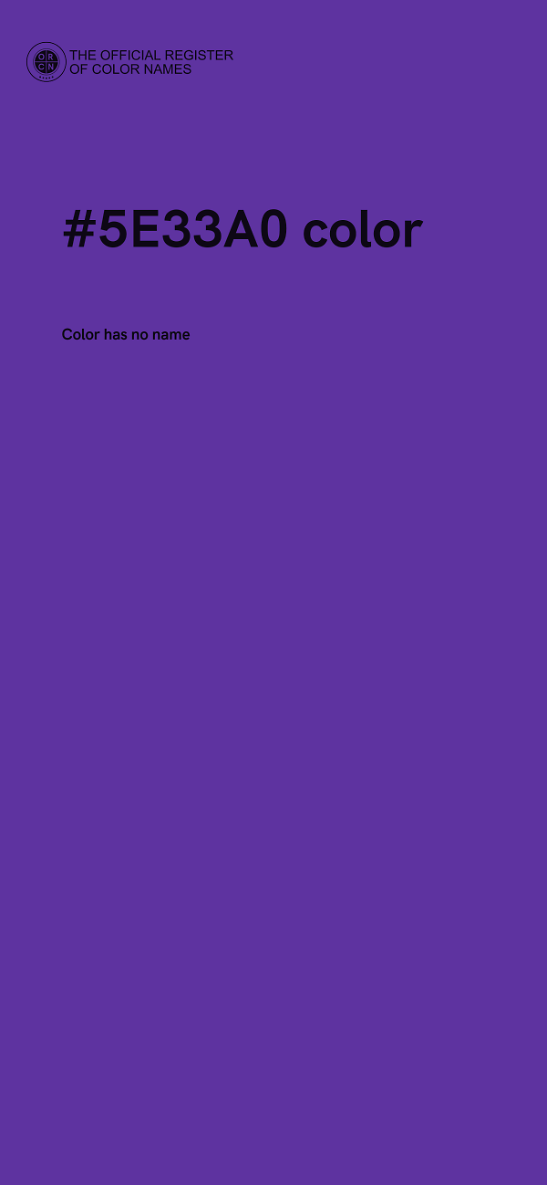 #5E33A0 color image