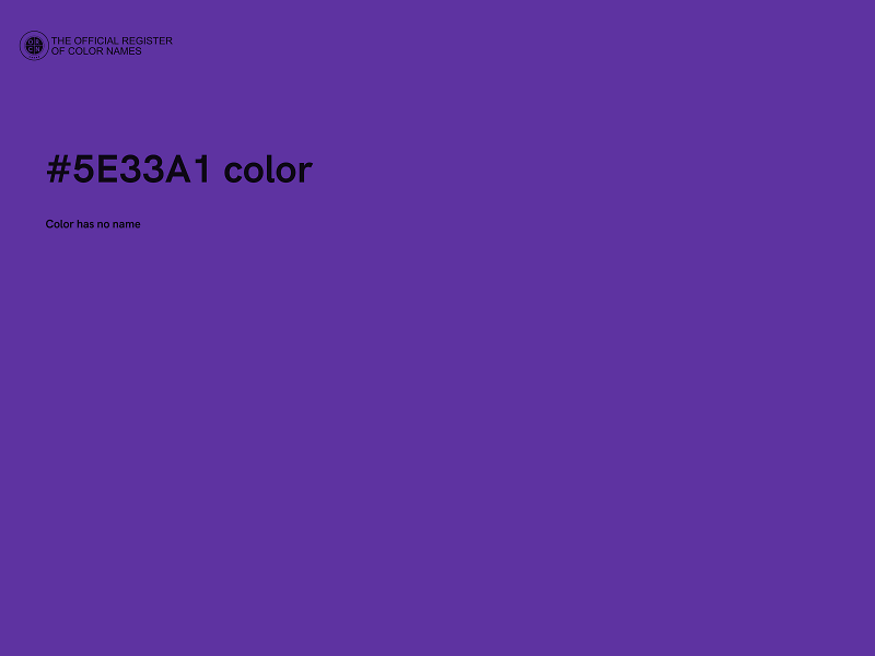 #5E33A1 color image
