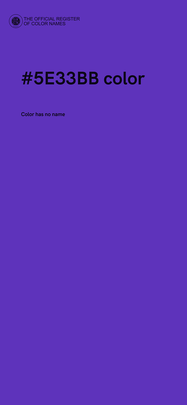 #5E33BB color image