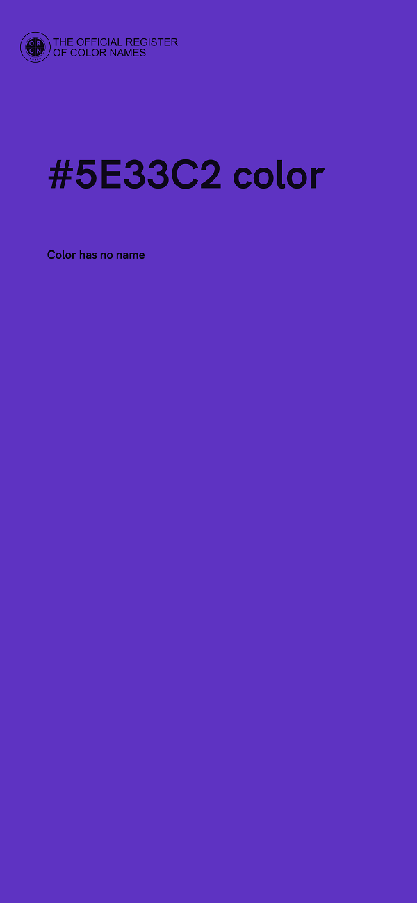 #5E33C2 color image
