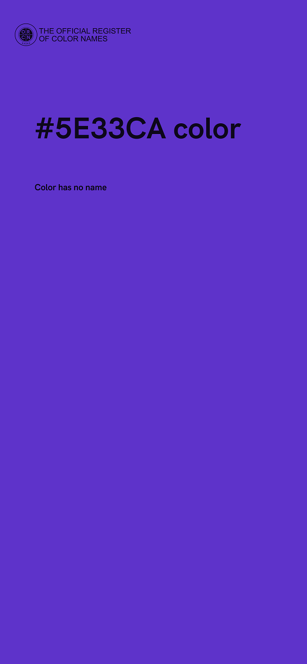 #5E33CA color image