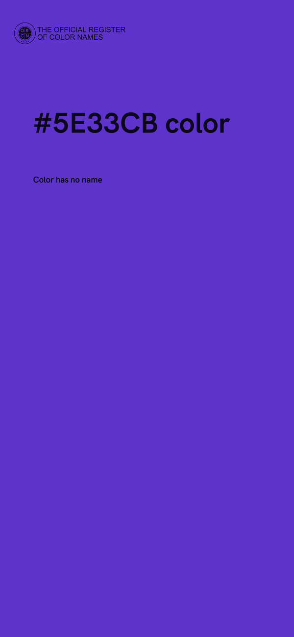#5E33CB color image