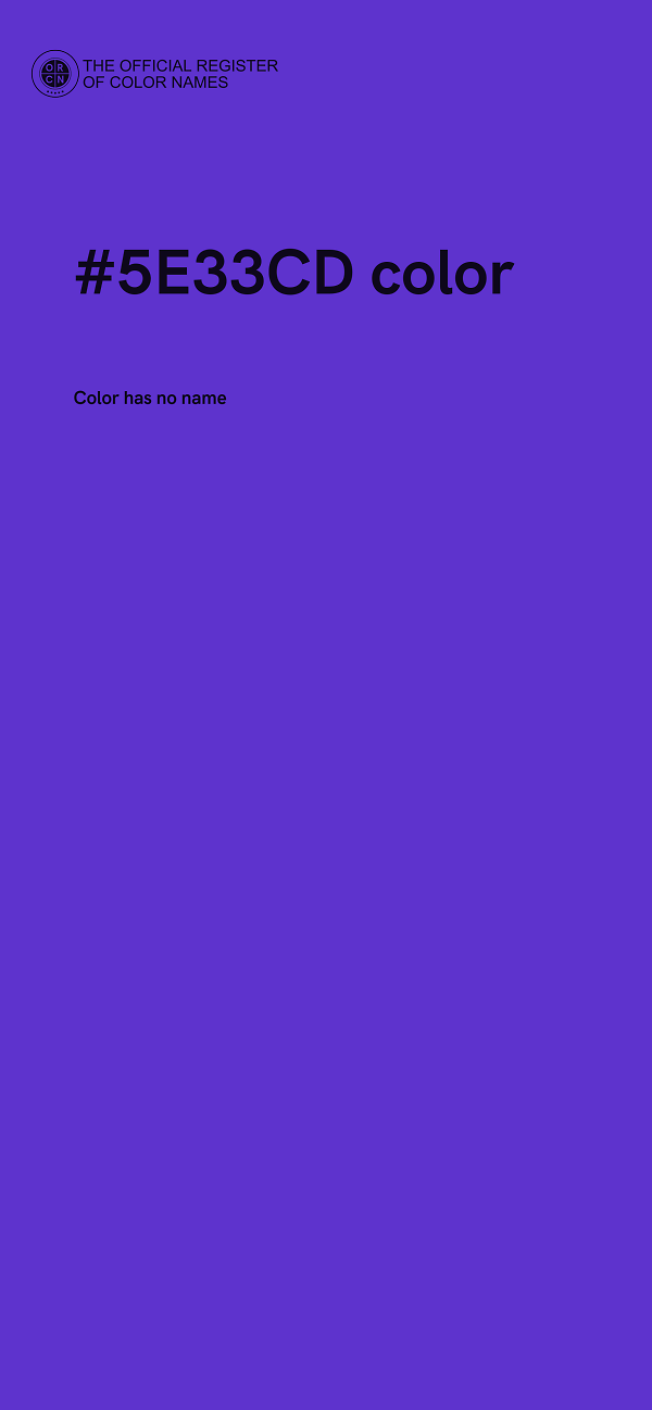#5E33CD color image