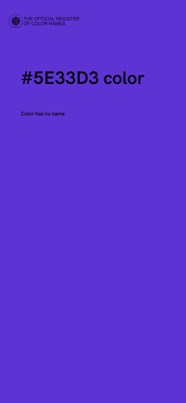 #5E33D3 color image