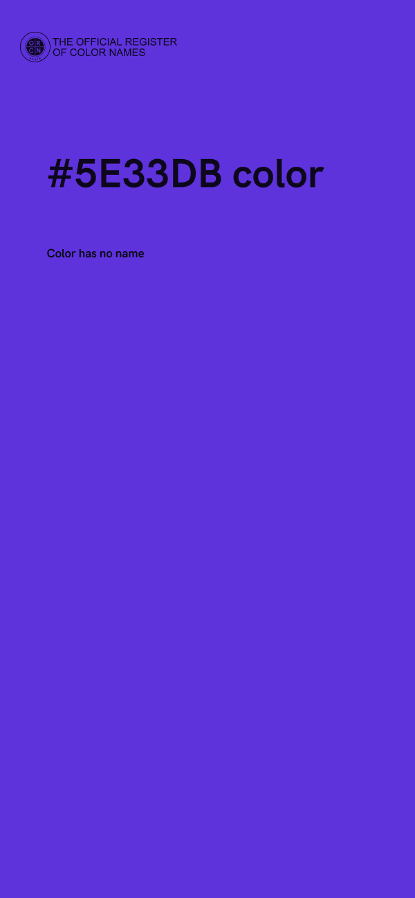 #5E33DB color image