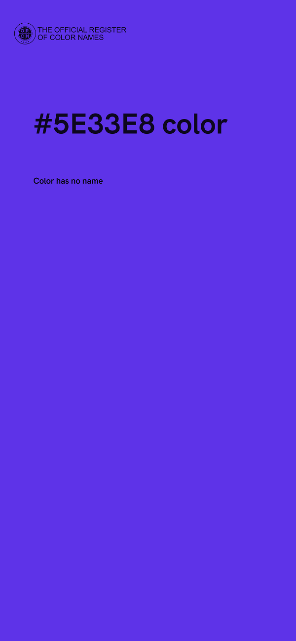 #5E33E8 color image