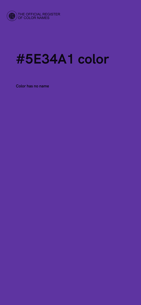 #5E34A1 color image