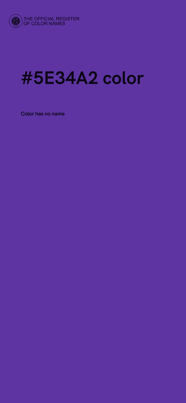#5E34A2 color image