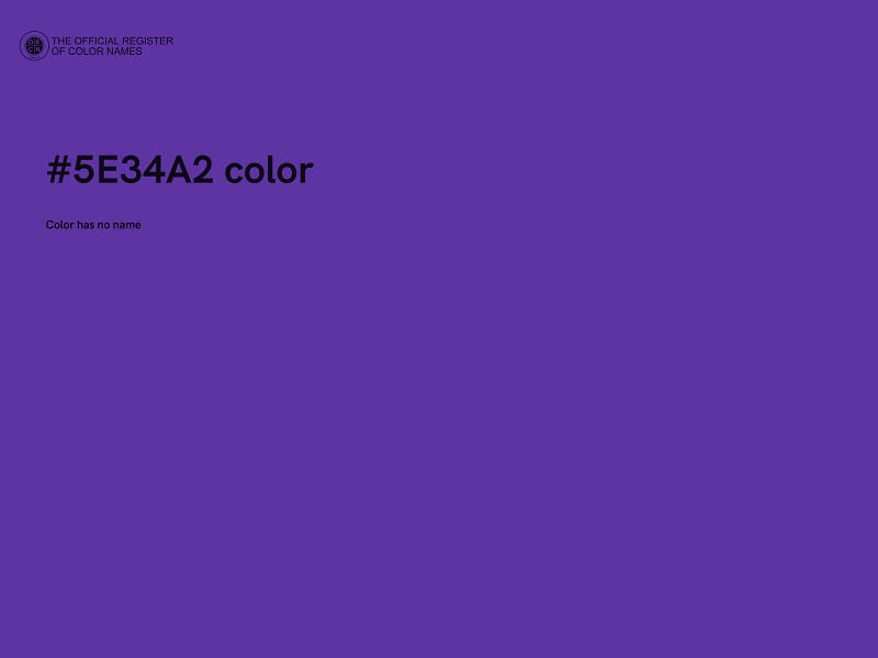 #5E34A2 color image