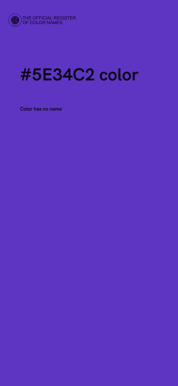 #5E34C2 color image