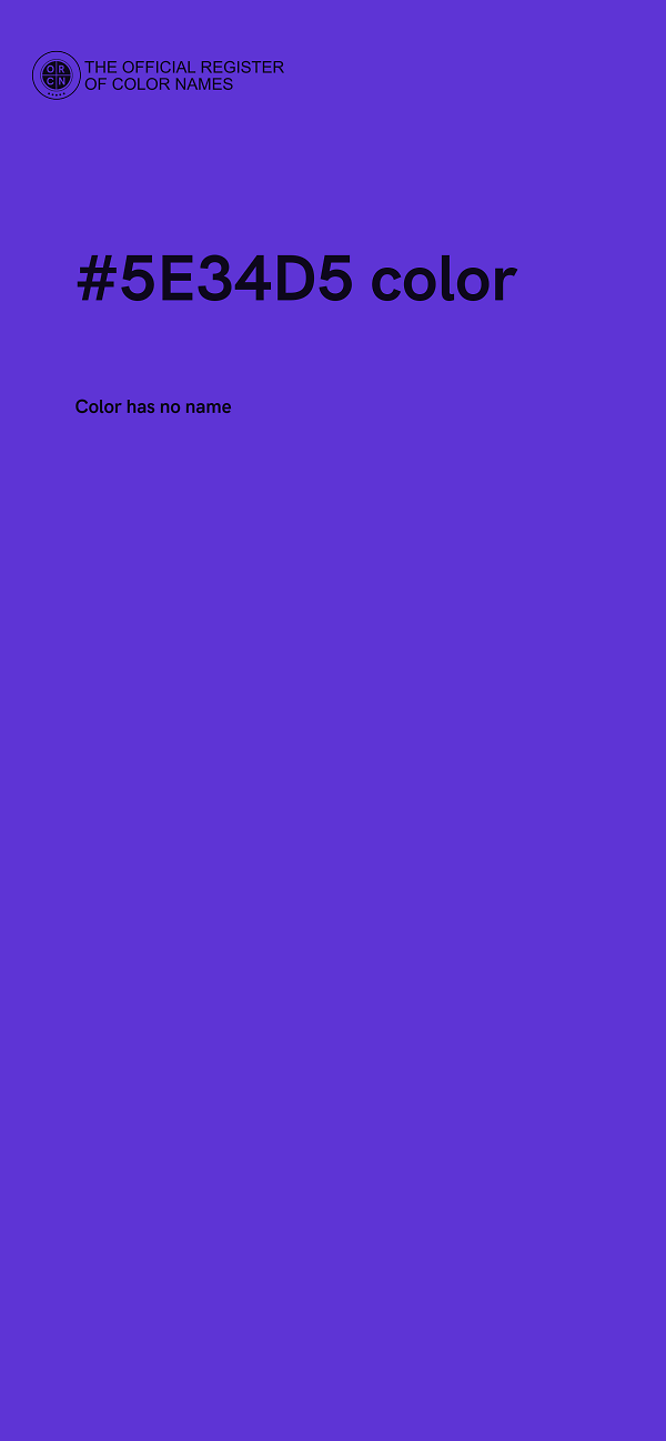 #5E34D5 color image