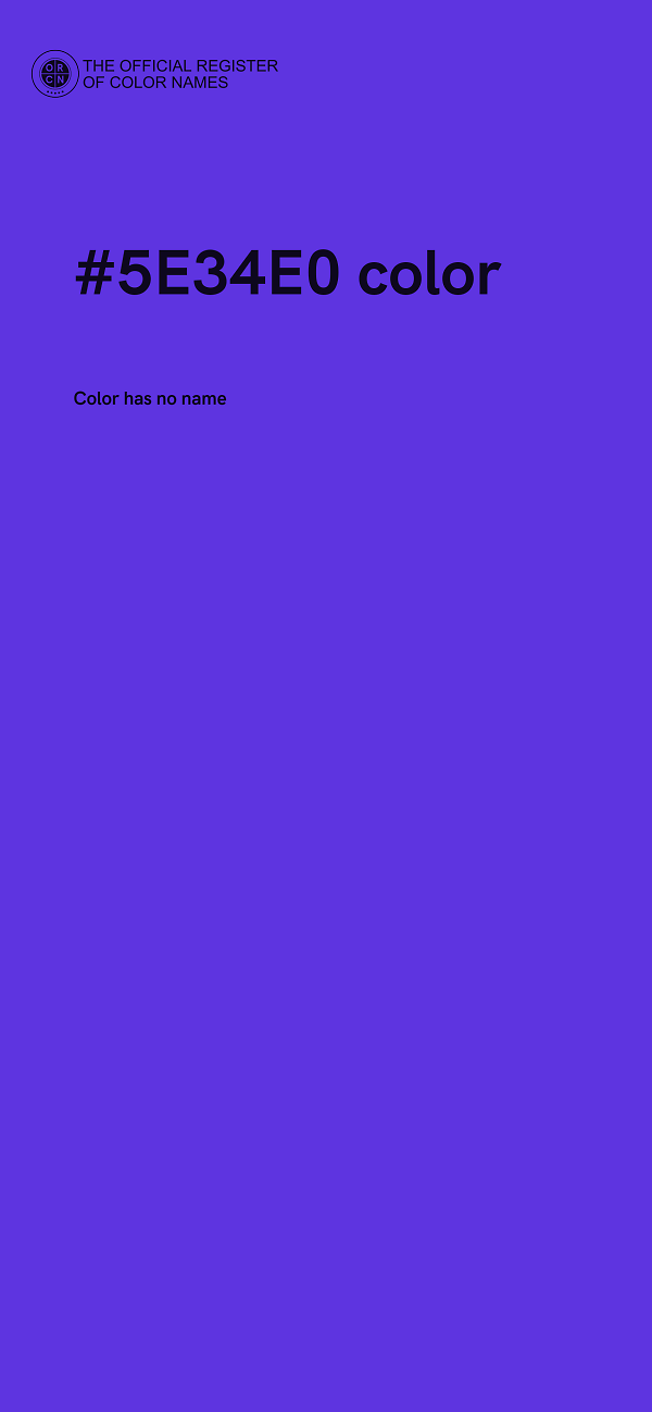 #5E34E0 color image