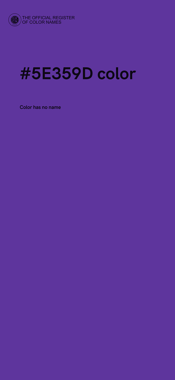 #5E359D color image