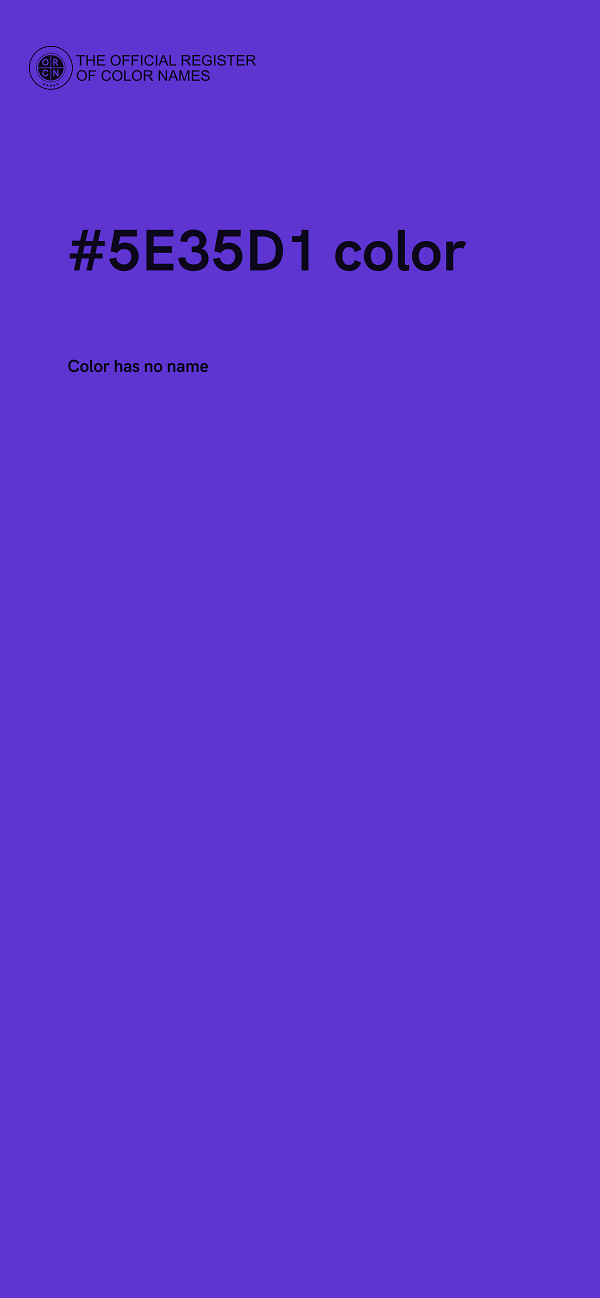 #5E35D1 color image