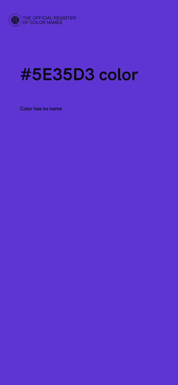 #5E35D3 color image