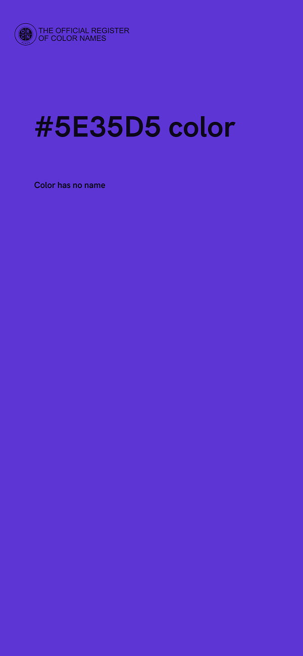 #5E35D5 color image
