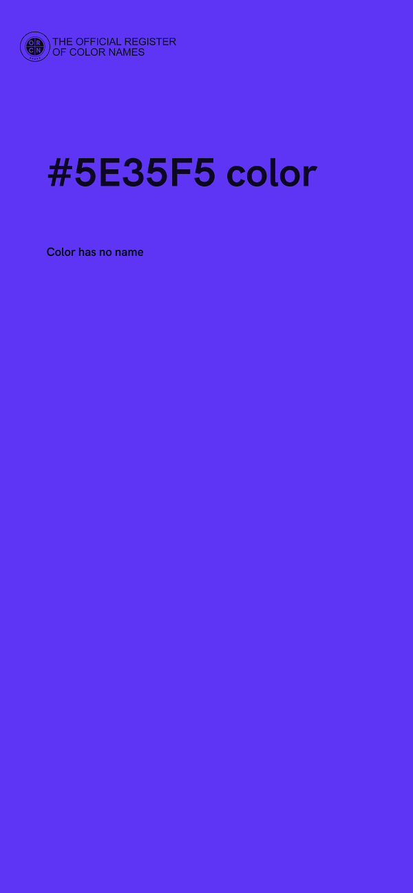 #5E35F5 color image