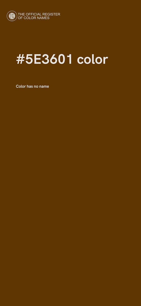 #5E3601 color image