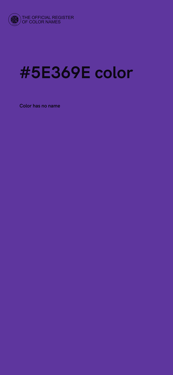 #5E369E color image