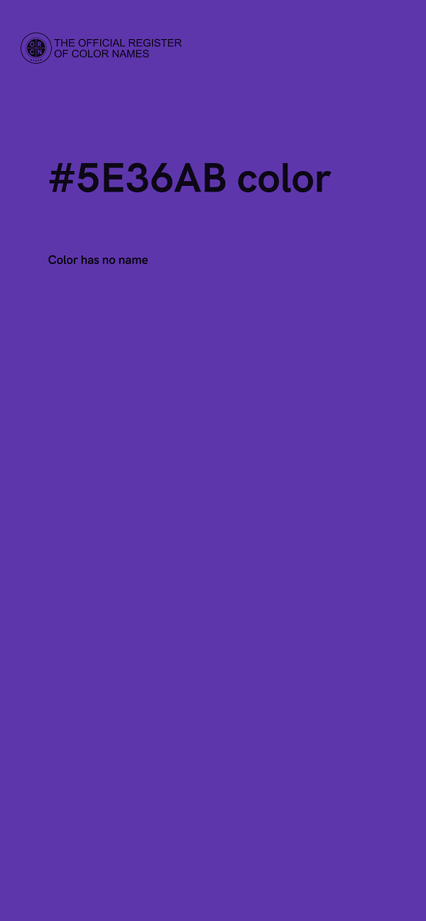 #5E36AB color image