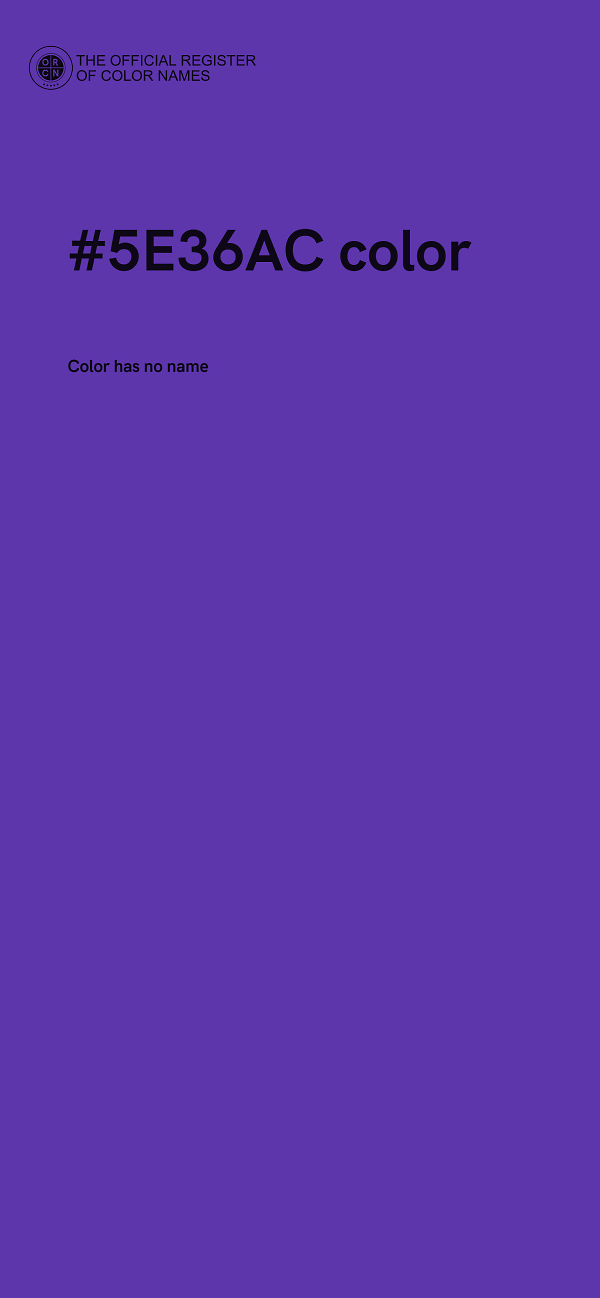 #5E36AC color image