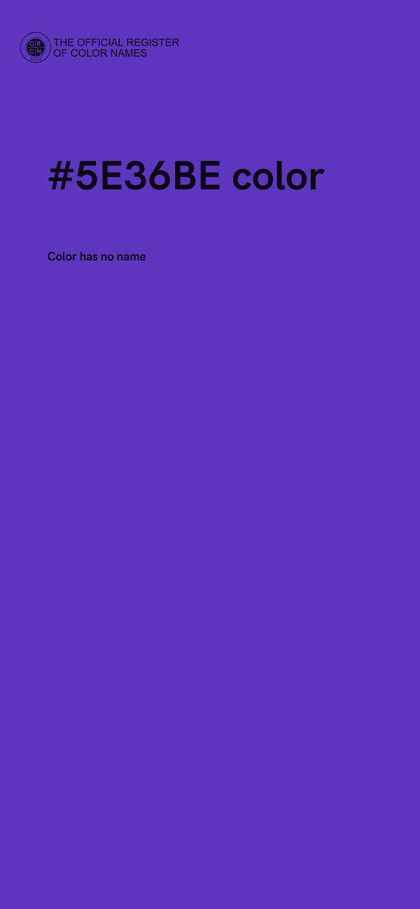 #5E36BE color image