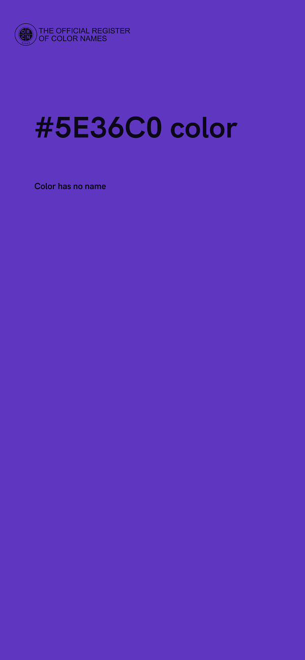 #5E36C0 color image