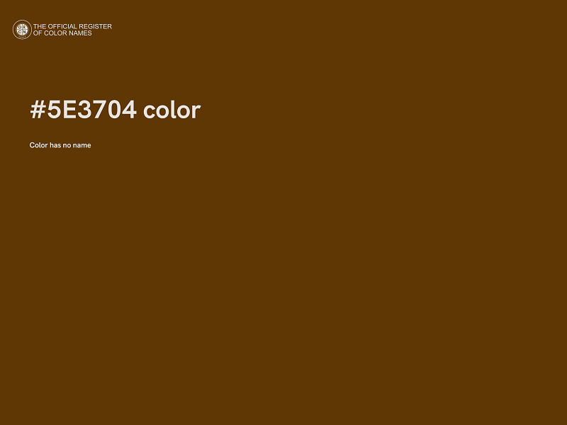 #5E3704 color image