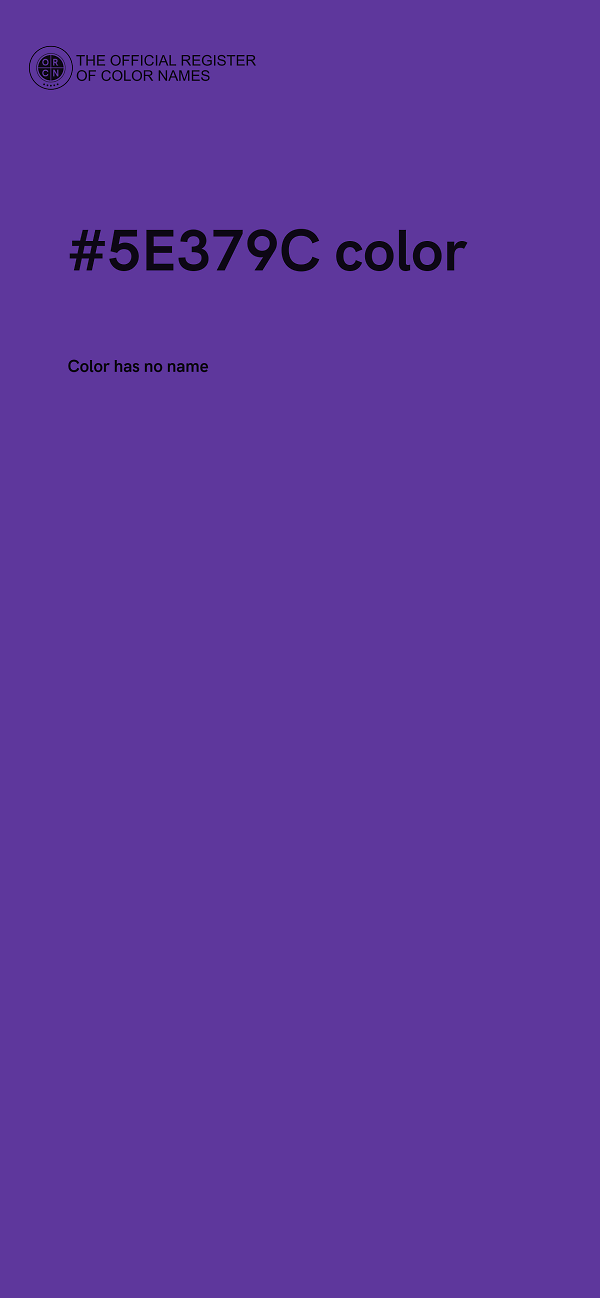 #5E379C color image